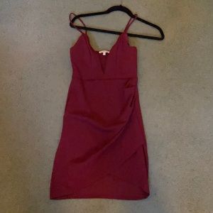 Charlotte rousse dress plunge neck spaghetti strap